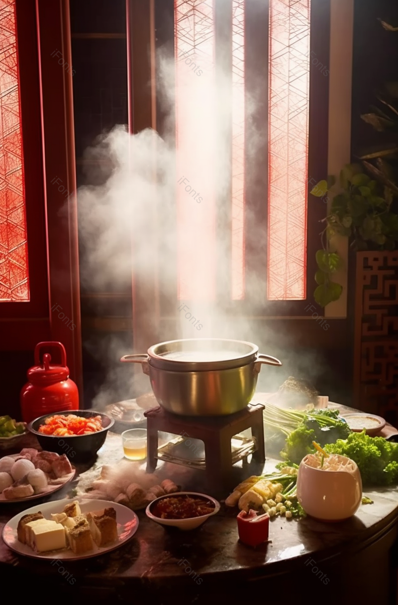 中华美食春节火锅静物,高清,摄影图,摄影图片,图片大全,摄影图免费下载
